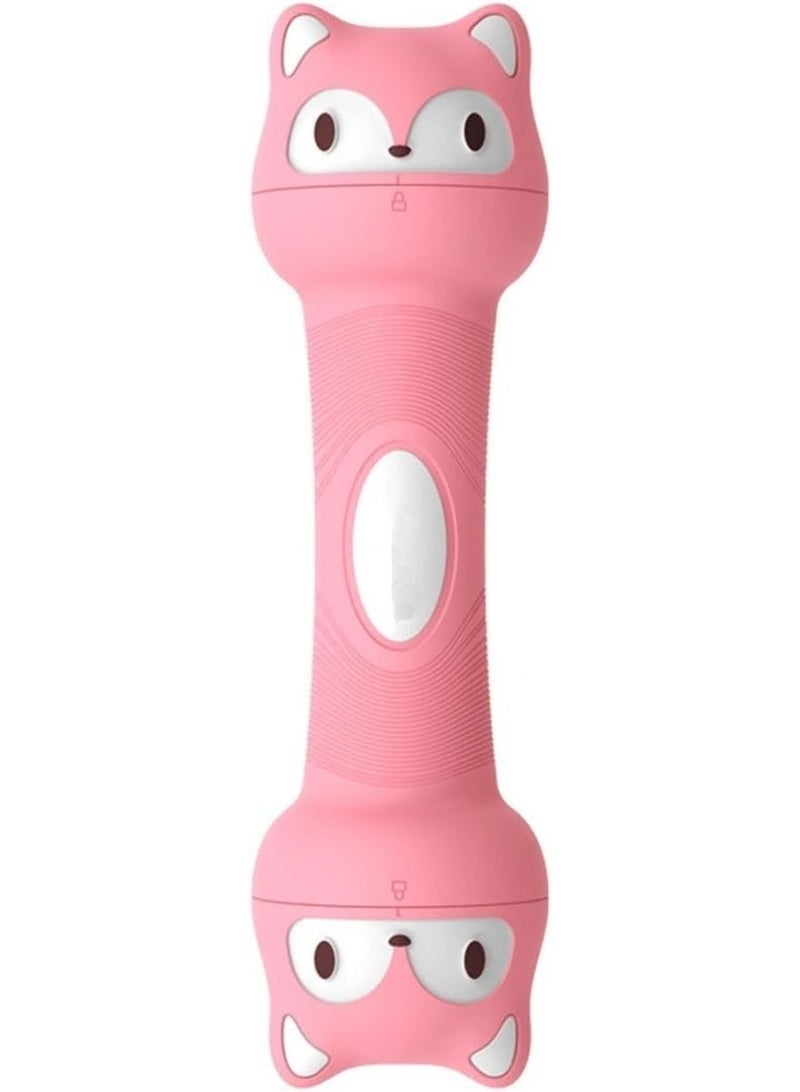 Women's sports dumbbell with a cute design - multi-colored - adjustable weight (2 kg - 3 kg) - 1 piece - comfortable, non-slip handle for fitness exercises, arm sculpting, and fat burning - Image 1